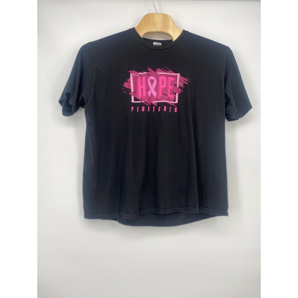 Hard Rock Casino T-Shirt 3XL Black Pinktober Breast Cancer Awareness Excellent